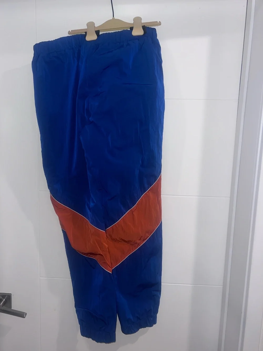 Gucci Royal Blue and Orange nylon track pants